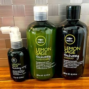 COPY - Lemon sage Thickening shampoo, conditioner and roots spray set